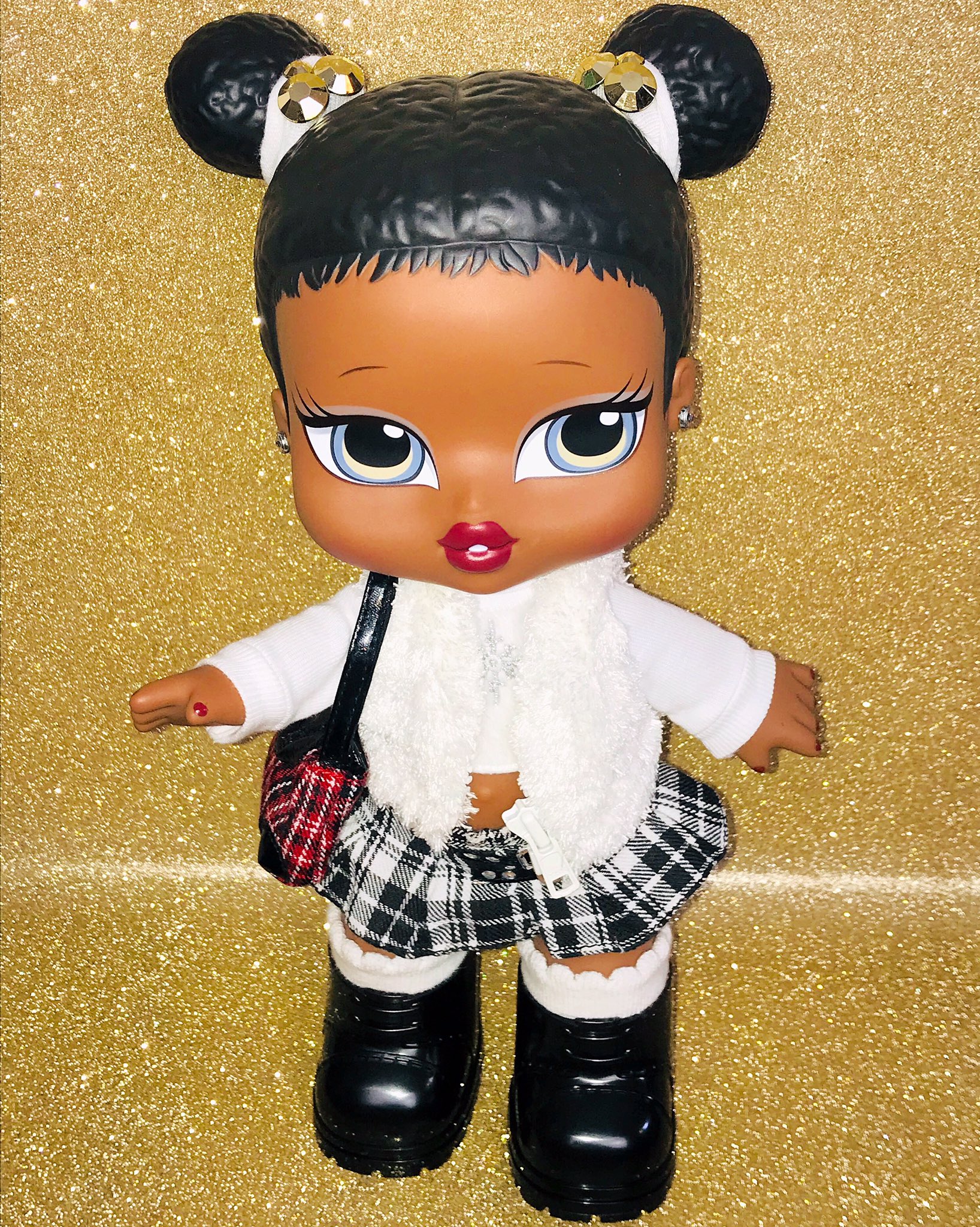 AzDoesMakeUp on X: Bratz Big Babyz Sasha! 🍼👧🏽❄️ Bobbles