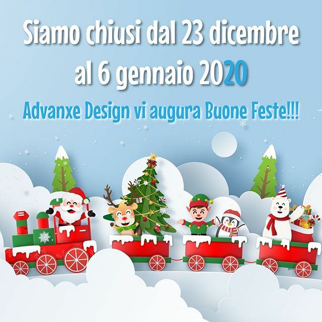 AdvanxeDesign's tweet photo. Auguri di buone feste!!!🎉🎉🎄 #stampadigitale #auguri #buonefeste #buonnatale #buon #natale #2019 #treno #babbonatale #elfi #advanxedesign #mozzate #grafica #vacanzedinatale #vacanze #holiday https://t.co/QiuBPOoRU4