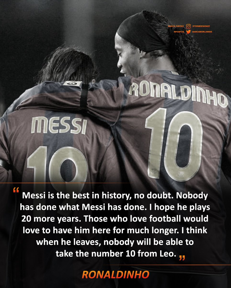 Barca Worldwide On Twitter Most Iconic Quotes On Lionel Messi This Is A On Some Of The Most Iconic Quotes On Lionel Messi By Legends Of The Game And We Will