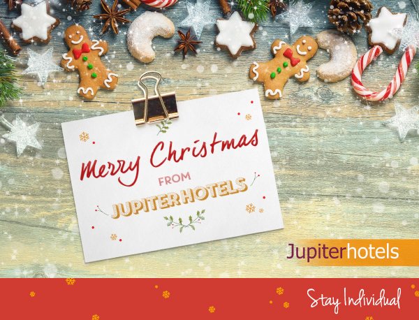 Merry Christmas from the team at Jupiter Hotels! 🎄