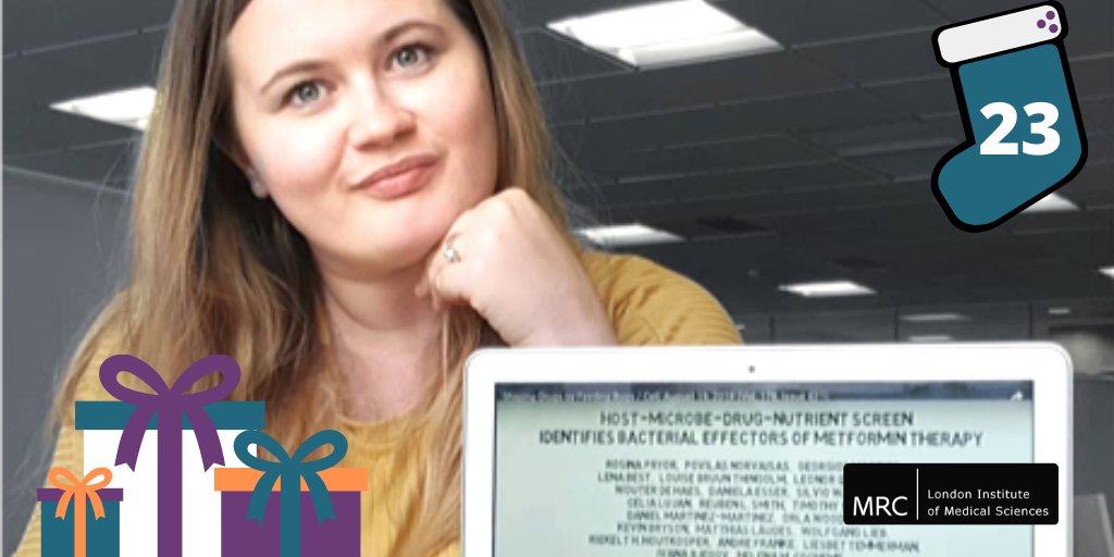 MRC_LMS's tweet photo. Behind door #23 of our #HumansOfLMS calendar is Sophie.
She is our Science Comms Officer sharing all of our research across all our platforms and at events. But outside work, she is an award-winning science & education blogger winning overall at the UK Blog Awards in 2018. https://t.co/lNHhQg3R5E