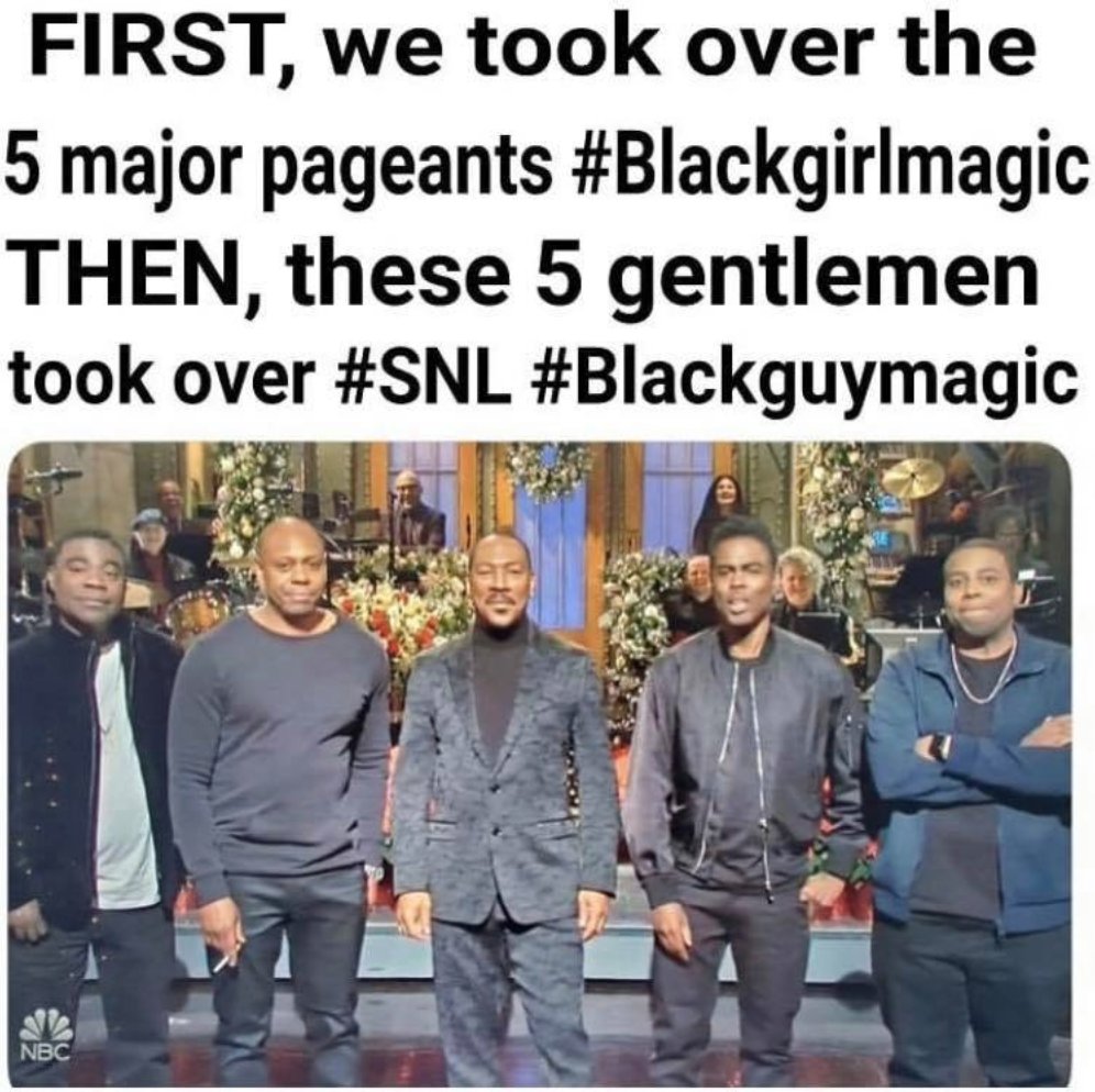nickimayonews's tweet photo. LOL at #BlackGuyMagic... I need a better hashtag for Black men shining and excelling, because this one is just NOT bringing the energy. Any suggestions? https://t.co/dd8UJnPtuP
