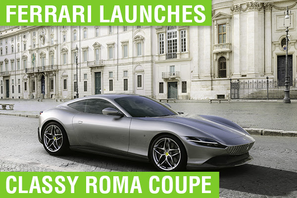 eurekaruk's tweet photo. A V8 coupe called the Roma has been revealed by #Ferrari as its fifth new model of 2019. Read the full story here: https://t.co/uOdX8kbQBa.. https://t.co/Q46GW64rrB