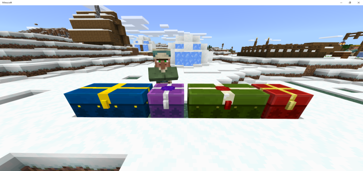 Christmas Ender Chest Minecraft Texture Pack