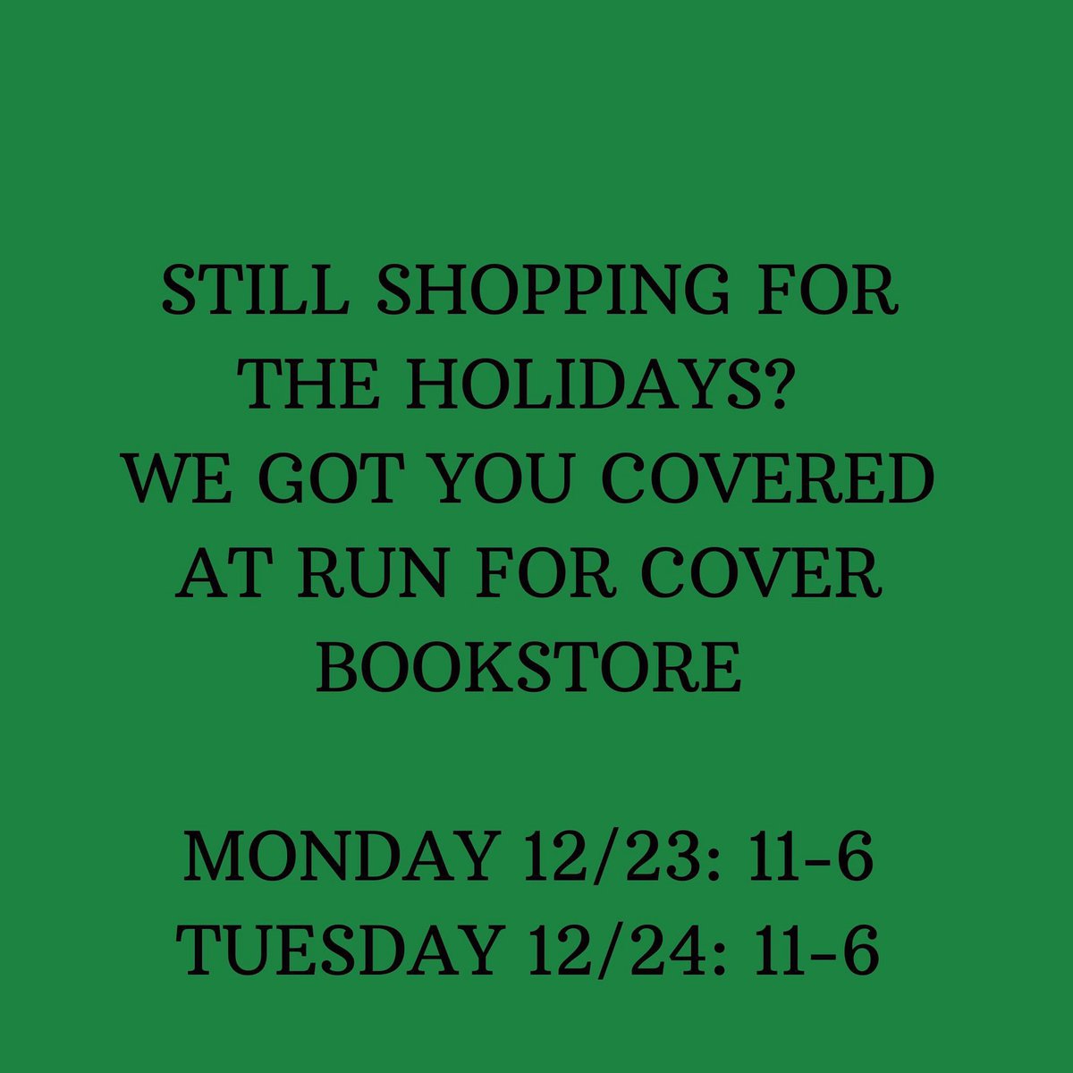 RFCBookstore's tweet photo. There is no time like the present! Don’t let the rain stop you! We are here for you.
#shopsmall #shop92107 #indiebookstore #oceanbeachca #runforcoverbookstore #sandiego #supportindiebookstores https://t.co/jfK71xyDwA