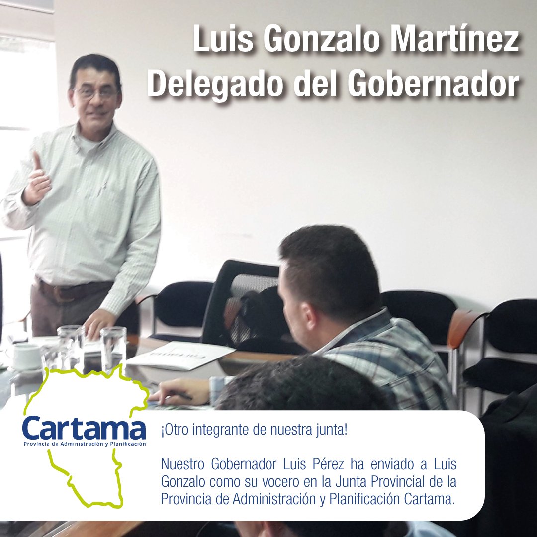 ¡Conoce a nuestros delegados!

#Cartama #Suroeste #Antioquia #Provinciacartama #Somospapcartama #JuntaProvincial #Delegado