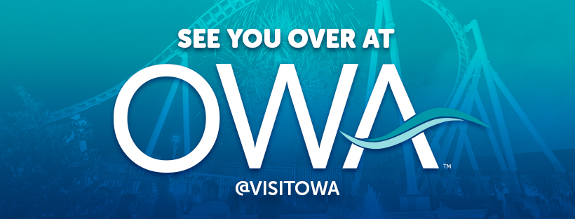OWA is one big entertainment destination—and we’re simplifying our social media to reflect that. You’ll now find all the latest on The Park at OWA at <a href="/VisitOWA/">OWA Parks & Resort</a>. One social media destination to see everything that’s going on at OWA!