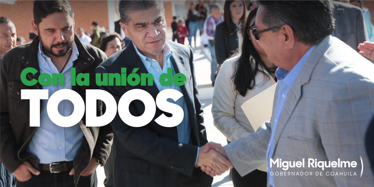 mrikelme's tweet photo. Juntos construimos el estado que queremos, porque con la unión de todos #FuerteCoahuilaEs. https://t.co/LJxqSGD8GV