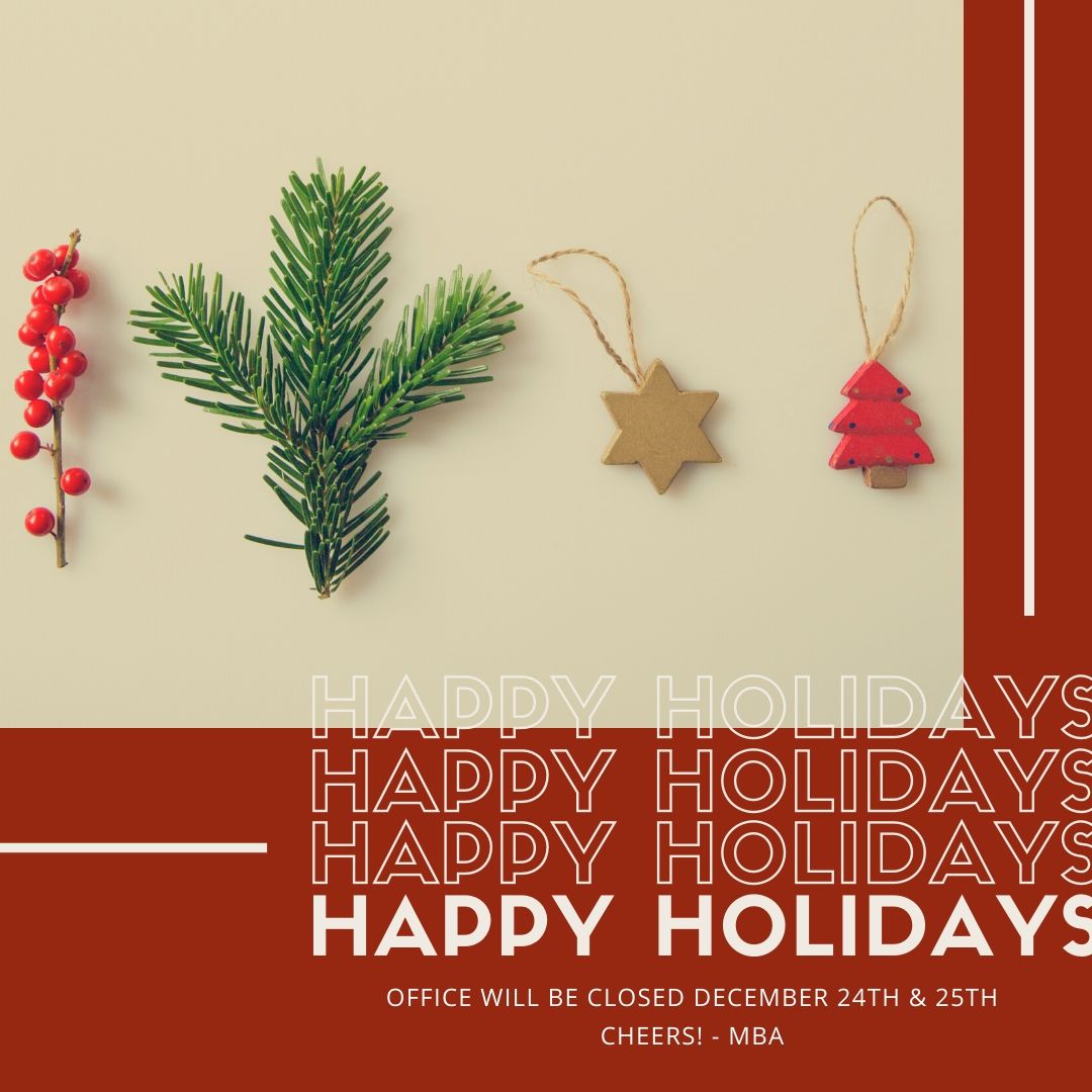 mbaengineers's tweet photo. It's been a while, Twitter! New things have been going on around here at the office but we'll update you in 2020. Enjoy the holidays with your friends a family! https://t.co/LUxFTI3JXt