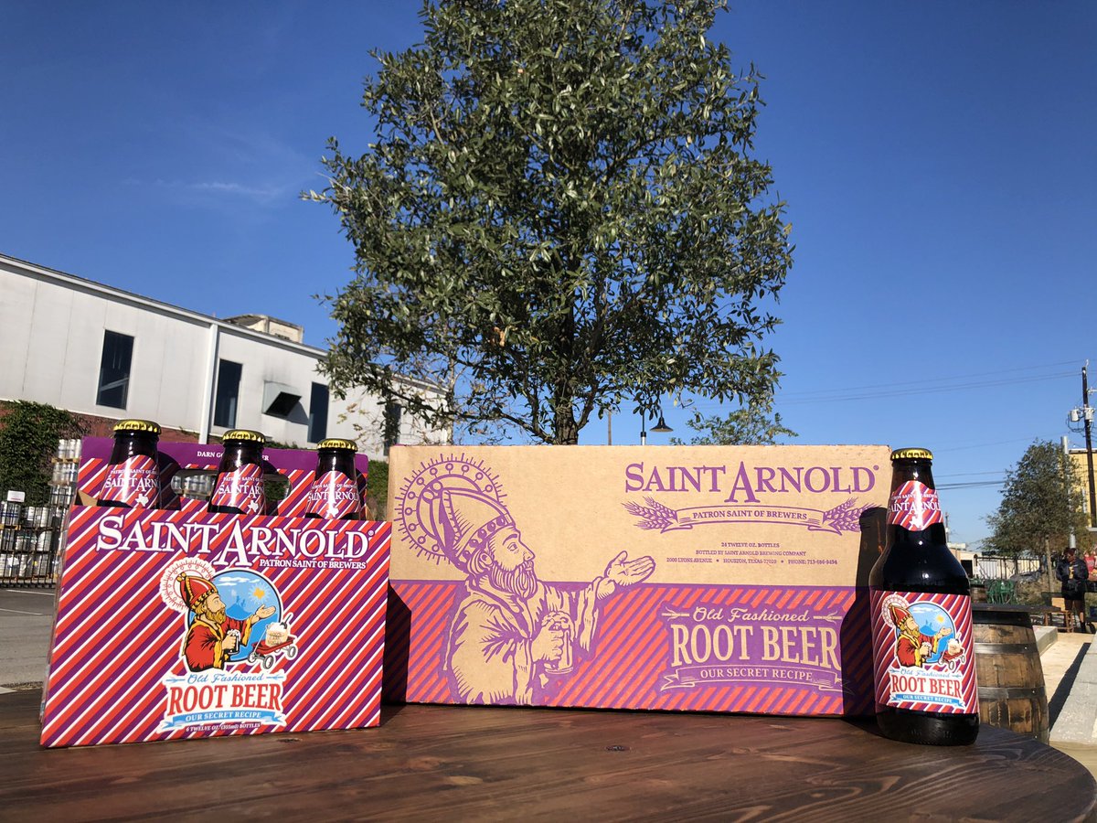 SaintArnold's tweet image. RT to enter to win a case of our Root Beer. Must live in TX or LA to enter. #12DaysofSaintArnold last day to win a prize!