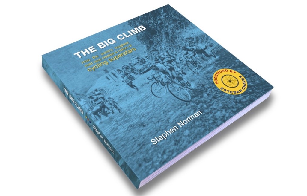 CapoVelo's tweet photo. New Cycling Book: "The Big Climb" by Stephen Norman @TheBigClimb1 #cyclinghistory #cyclingarchives #HorachioGilOchoa #ColombianCycling #procycling #cycling #ThePeloton https://t.co/P86dOQLBoZ https://t.co/AjjEKfwZgq