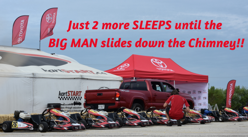 There are ONLY 2 more days until Christmas but LUCKY FOR YOU it only takes minutes to purchase, download and print our #kartSTART Gift Certificates. 
 Get yours at kartstart.ca/gift-cards

#Lastminute #gift #Christmas #hanukkah #GiftCards #GiftCertificates #FastGifts #easyGifts