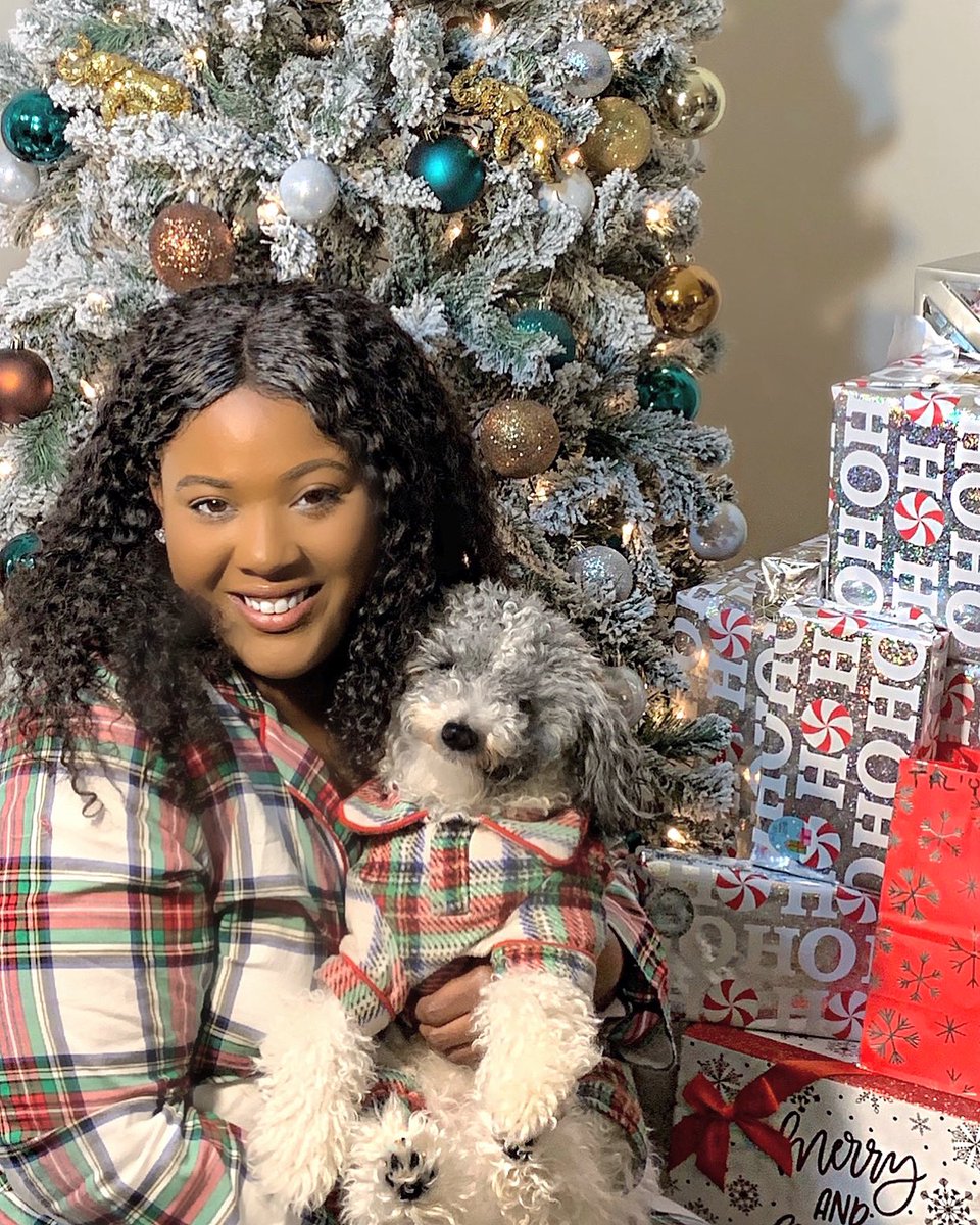 ‘Tis the season 🐾 from Bentley and I . Shop <a href="/Target/">Target</a> for these adorable matching PJs and beautiful tree ornaments. Count down to Christmas 2 days ⛄️.