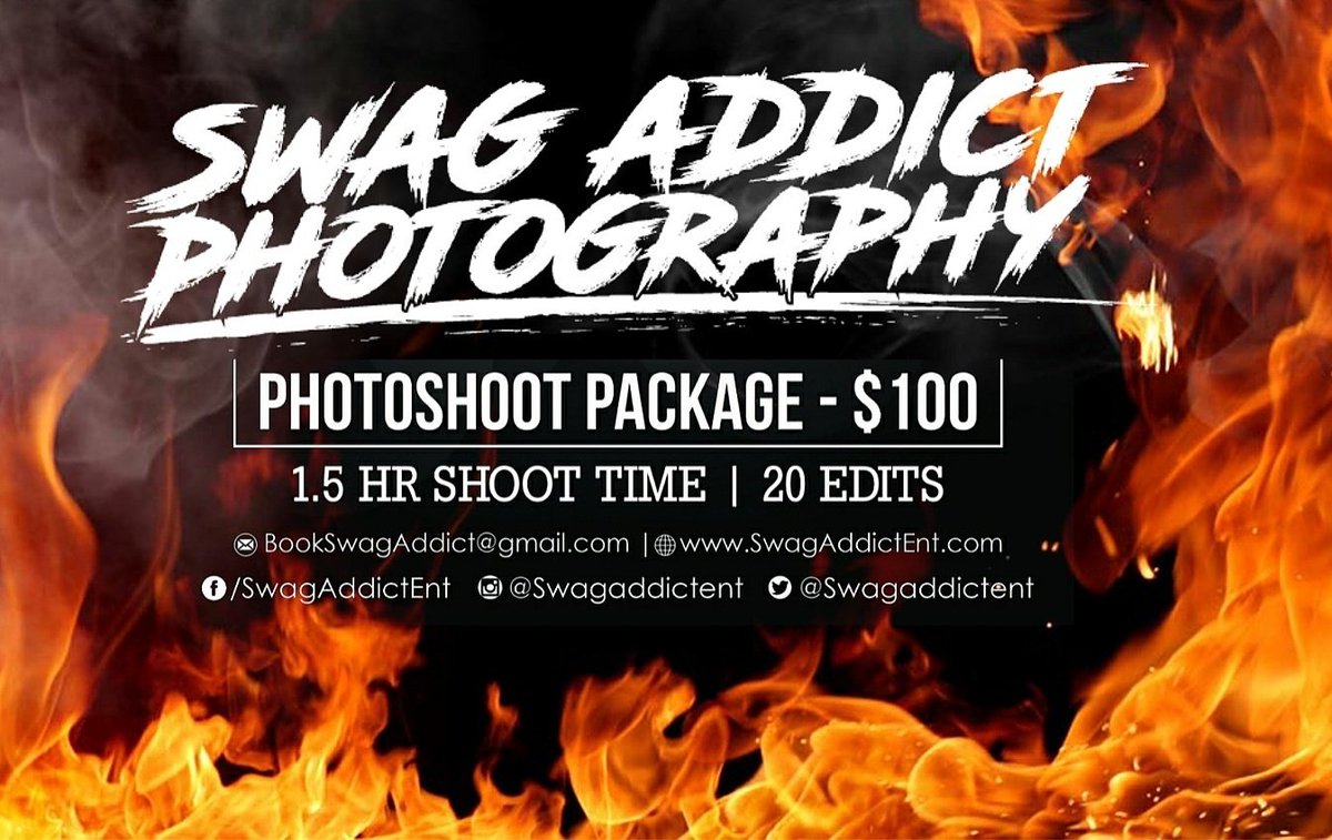 SwagAddictEnt's tweet photo. Now booking shoots for Jan 2020!   Let's work!!  Located in the Bay Area, CA https://t.co/I0XiCnAB77