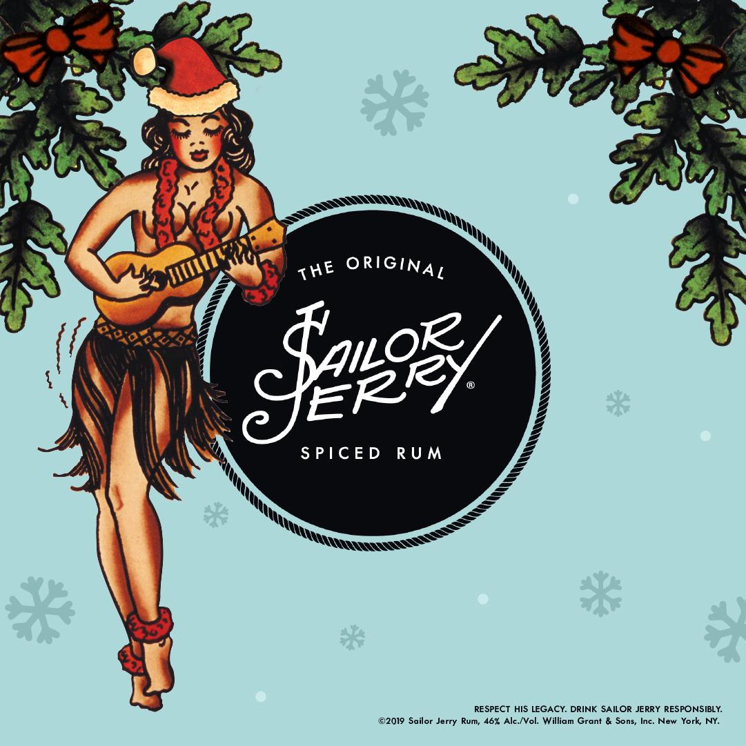 SailorJerry's tweet photo. Happy Friggin’ Holidays, from all of us at Sailor Jerry. https://t.co/NMwZpkM85R
