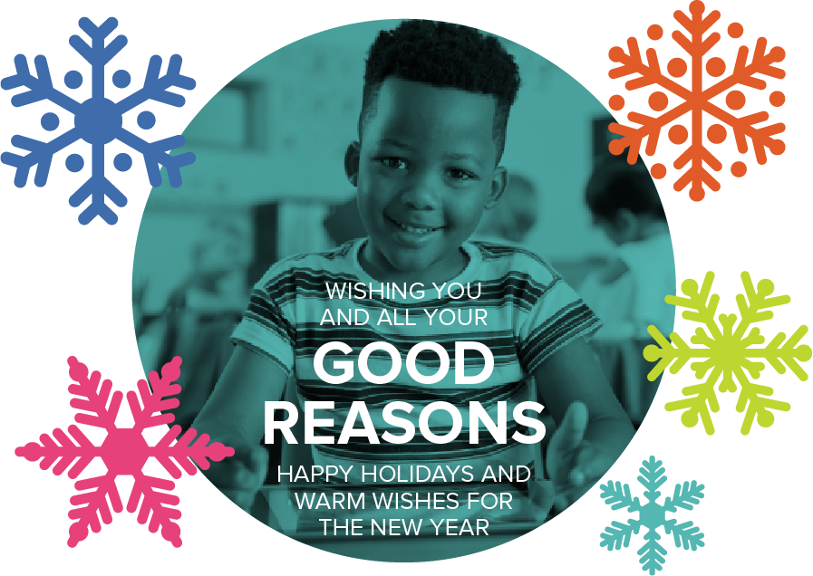 GoodReasonHou's tweet photo. As we look back on 2019, we celebrate the many good reasons we do this work each day. We are so grateful for those who work alongside us to ensure every child, in every neighborhood, has access to a great school. Wishing you a joyful 2020! #OurGoodReasons #HappyHolidays https://t.co/sajjbm89P1