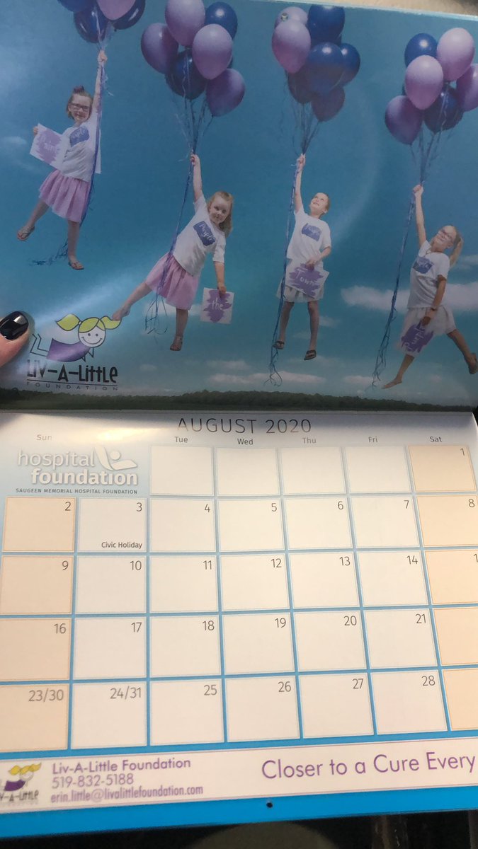 Still time to grab your 2020 Saugeen Memorial Hospital Foundation Calendar.