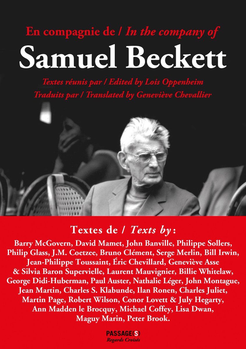 Ed_Passages's tweet photo. "Une voix parvient à quelqu'un dans le noir. Imaginer". Samuel Beckett. "Compagnie". Trente ans après, d'autres voix nous parviennent... P.Auster, J.Banville, D. Mamet, P. Brook, R. Wilson, L. Mauvignier, E. Chevillard, B. Whitelaw, ... https://t.co/jVHVQU4khM
@BeckettSociety https://t.co/ReEtGKSVvh