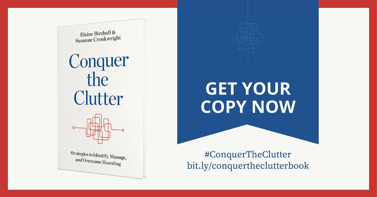 elainebirchall's tweet image. #ConquertheClutter is available now! Get your copy and learn how to get your life and surroundings back on track clean up your world: hoarding.ca/book/