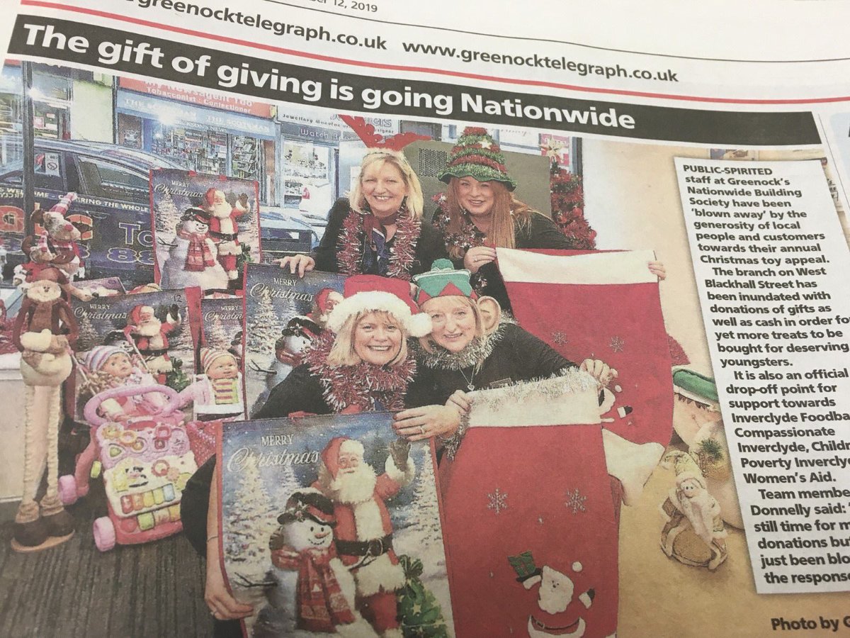 bofagaz's tweet photo. In our annual #1NorthToyAppeal2019 my colleagues &amp; members in Nth Ireland, Scotland and the North of England have donated an amazing 9️⃣4️⃣0️⃣6️⃣ toys to their chosen local charities and families. Another great example of building society, nationwide. 
Merry Christmas everyone 🎅🤶🎄 https://t.co/beBsJUnbwk