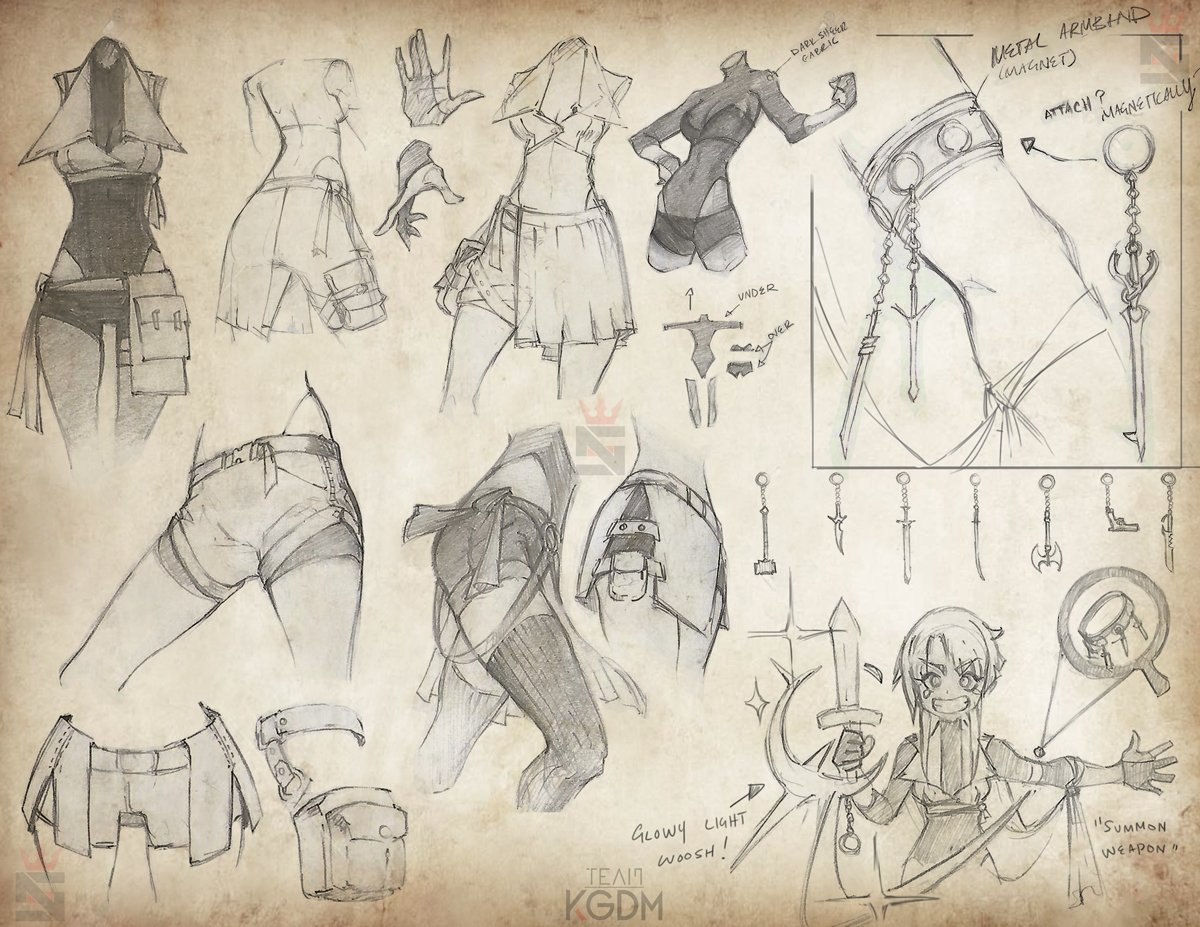 Rytelia Concept Art.
- I want her design to be easy and comfortable for cosplayers ?
#sketches #artwork #design 