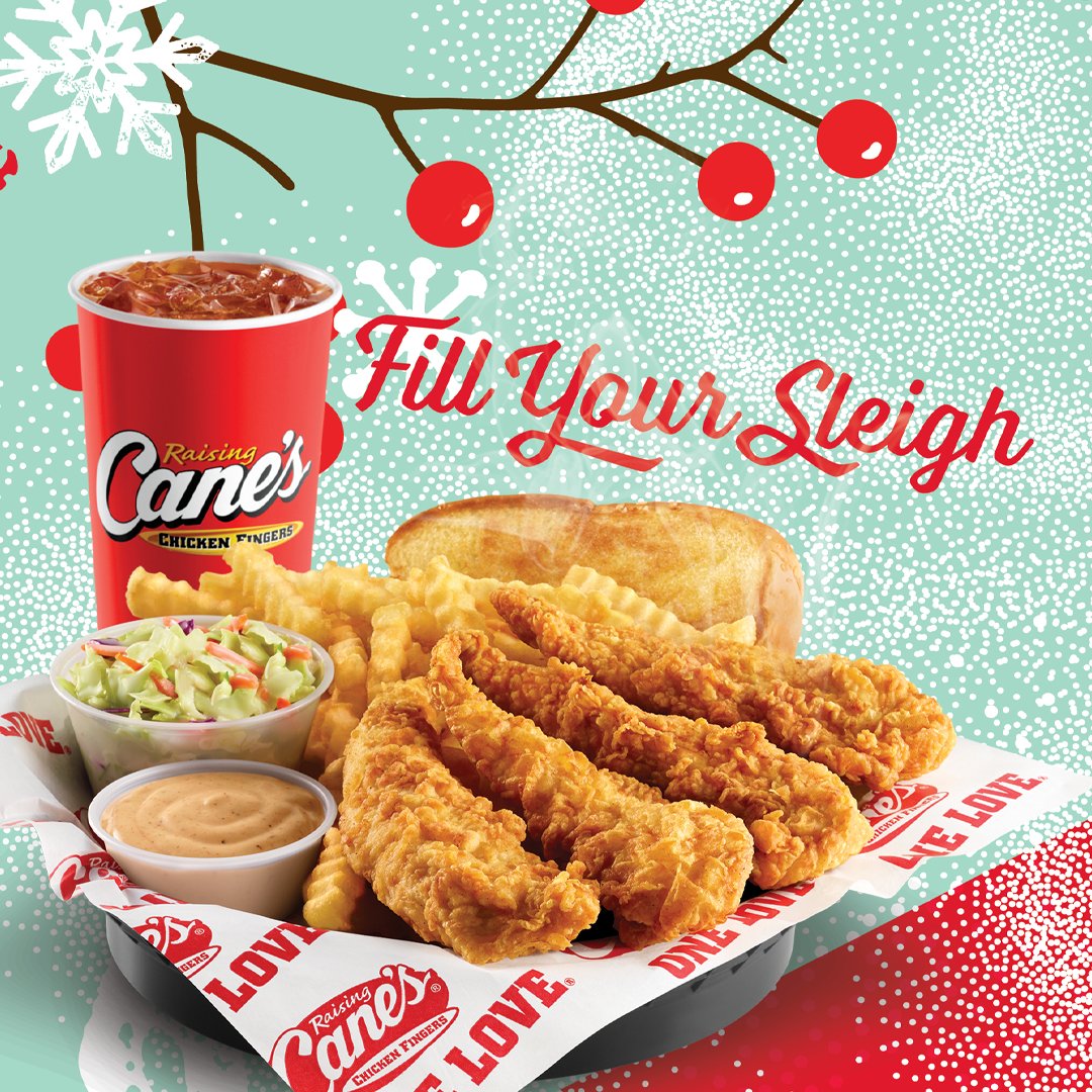 Raising Cane's on Twitter "It's Christmas Eve Eve and we're feeling