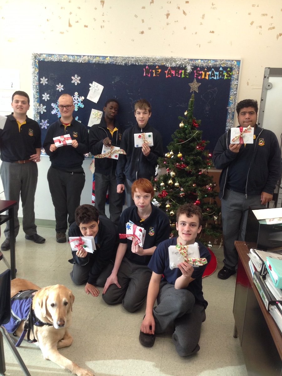 TCDSB's tweet photo. Wonderful job from some of our St. Basil-The-Great students who made Christmas cards for Canadian troops abroad!  @SBC_Principal https://t.co/v5wmbFKKG6