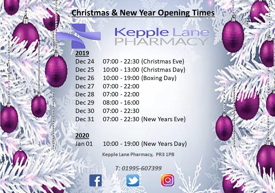 Kepple Lane Pharmacy on Twitter "Kepple Lane Pharmacy Opening times