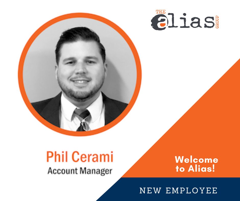 The Alias Group recently welcomed Phil Cerami to the team as an Account Manager. 

Phil loves all things Philadelphia sports, as well as traveling and hiking. Alias is excited to have him on board as our "sales climber." Welcome Phil!