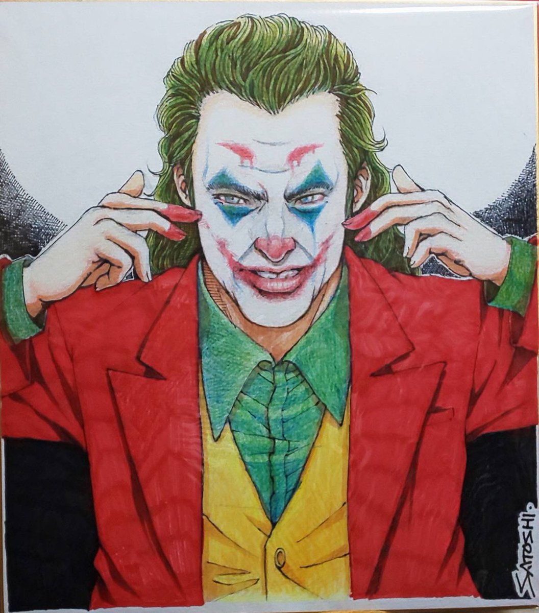 satc_yoshioka's tweet photo. JOKER Blood smile. https://t.co/yGujE9Gz6C