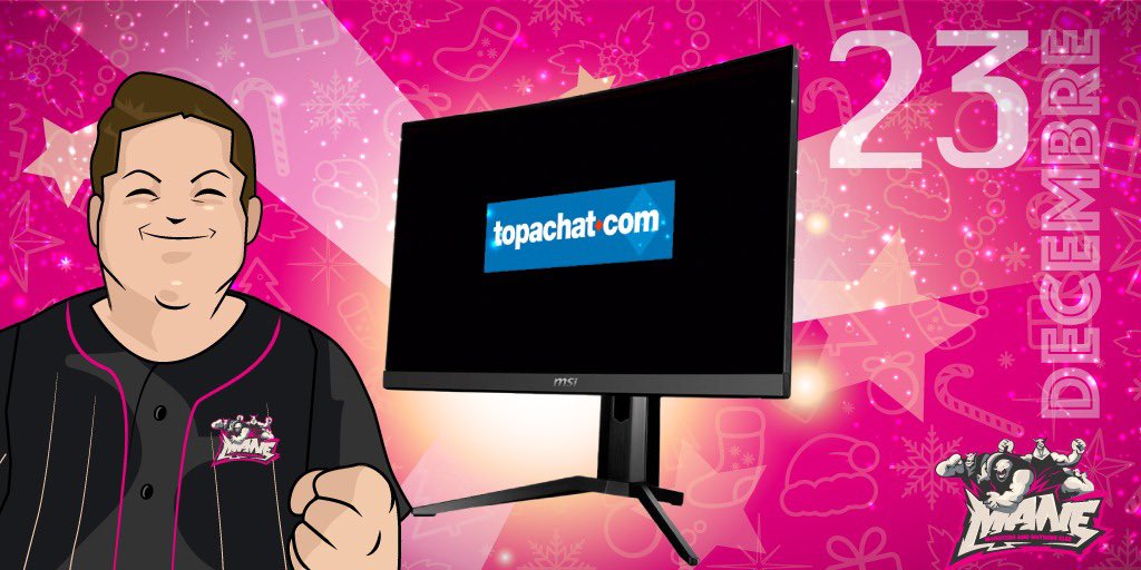 GotagaTV's tweet image. #MANOËL Jour 23 ! 

Tentez de remporter un écran MSI avec les frérots de chez @TopAchat ! 

#RT &amp;amp; #Follow @GotagaTV &amp;amp; @TopAchat ! 

Tirage le 30/12