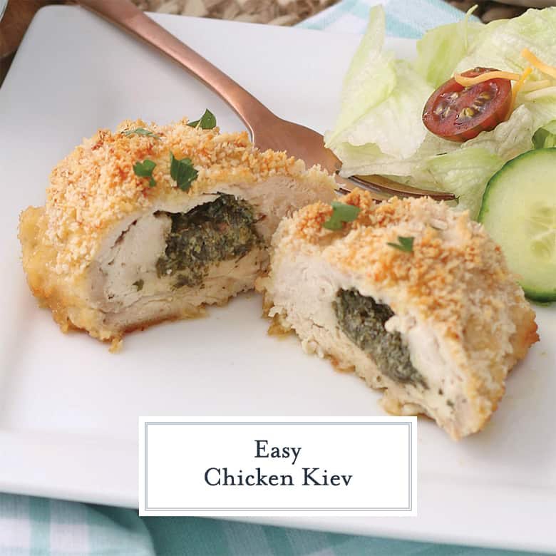 Winner, winner, chicken dinner! This CHICKEN KIEV is sure to be one of your family’s new favorites!

Recipe &amp; Pin: savoryexperiments.com/easy-homemade-…