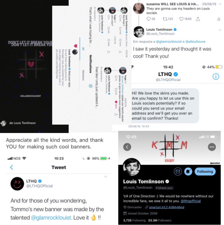 glamrocklouist's tweet photo. All of these! He made my year, I started so bad but then Louis made it bright and good
He saw my work, support my work and even told me it was cool, saw me promoting his song and add new music on Spotify when I asked 
Louis my heart is yours  #FavouriteLouisMemory https://t.co/ZuENJBxmnl