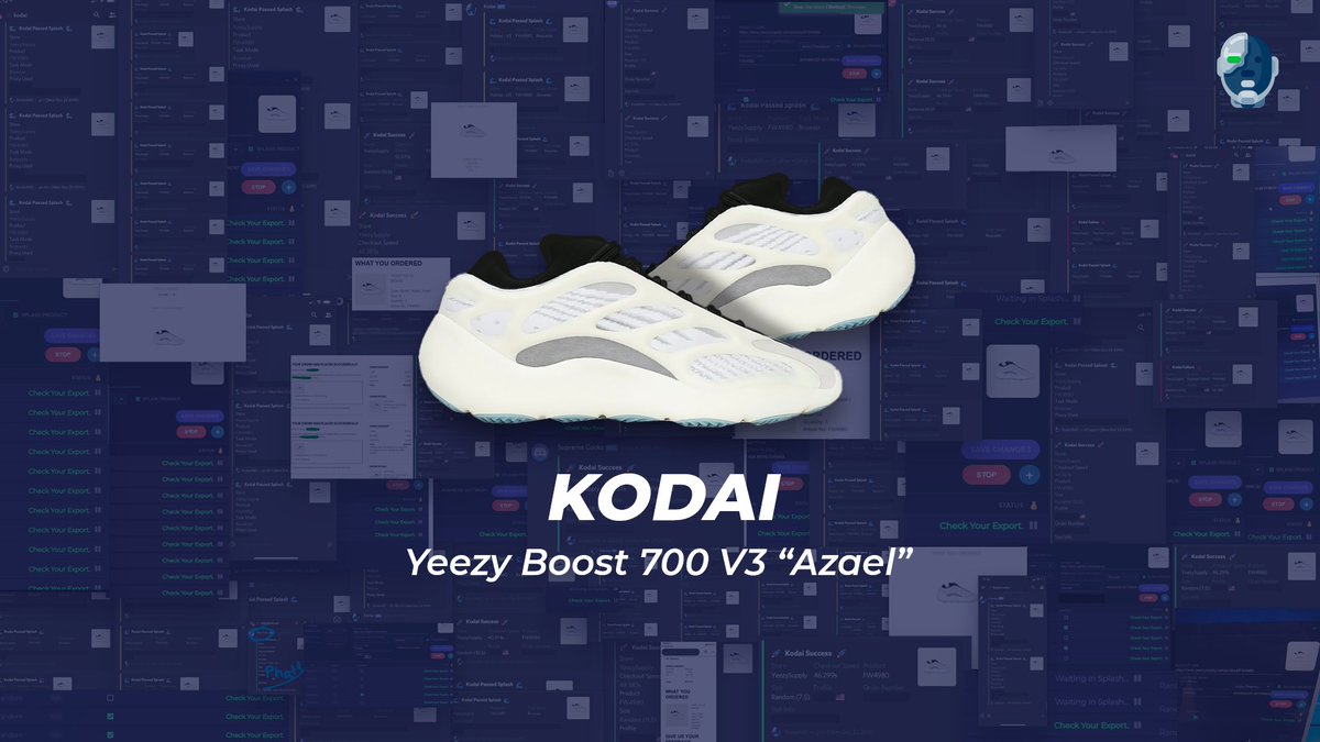 KodaiAIO's tweet photo. 😈 Another YEEZY release that Kodai users absolutely FEASTED on!

🛒 Users got a crazy amount of auto-checkouts and exports today like it was a breeze. 🍃

🎁 To celebrate: Follow &amp; retweet for a chance to win a renewal copy of Kodai. Just in time for Supreme x TNF. 😏 https://t.co/MhzWoYaRyn