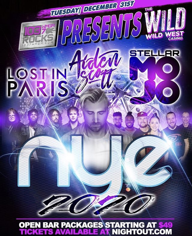 See everyone in AC for #NYE2020 <a href="/mtnbarac/">Bally's Mountain Bar</a> <a href="/aidenscott/">Aiden Scott</a> <a href="/lipband/">Lost in Paris</a> <a href="/1037WMGM/">103.7 WMGM Rocks!</a> <a href="/wildwildwestac/">Wild Wild West AC</a> <a href="/NearDarkEntLLC/">NearDarkEnt</a> #AEM <a href="/AtlanticCitycom/">AtlanticCity.com</a> @VisitAC <a href="/nye2020/">DA CEO</a>