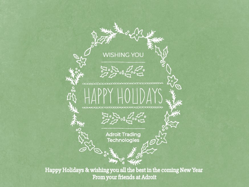 TradingAdroit's tweet photo. From all of us at Adroit, wishing you a happy holiday season and best wishes for 2020
#holidayseason  #bestwishes https://t.co/pID8qusfa0