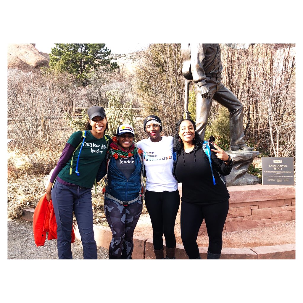 wldsplendidlife's tweet photo. paid tribute this weekend to our friend and mountain mentor, winston walker. he’d be so proud to see us all on the trail together, hiking, laughing, hugging, living fiercely. #outdoorafro #vibetribe #beckwourthdoers #communitythings https://t.co/RVM3EljtPh
