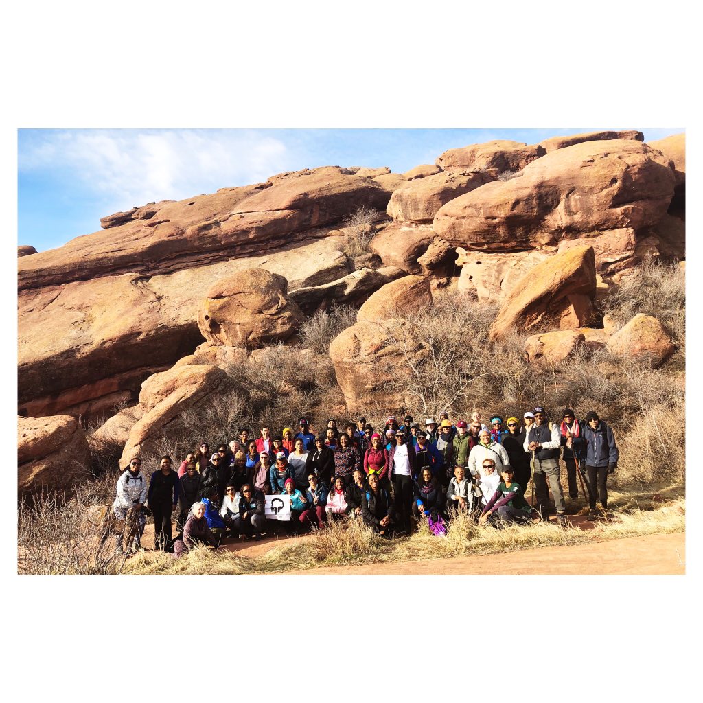 wldsplendidlife's tweet photo. paid tribute this weekend to our friend and mountain mentor, winston walker. he’d be so proud to see us all on the trail together, hiking, laughing, hugging, living fiercely. #outdoorafro #vibetribe #beckwourthdoers #communitythings https://t.co/RVM3EljtPh