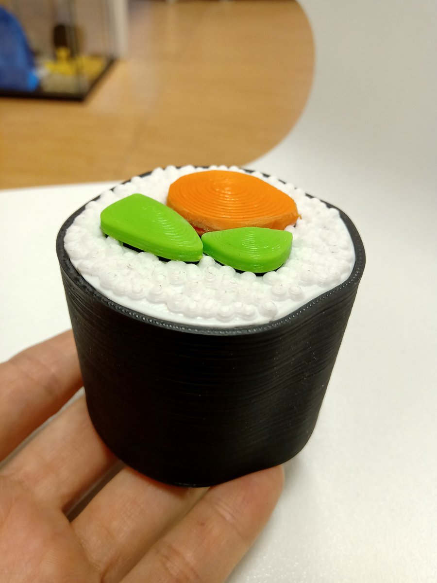 bilcotechsrls's tweet photo. Stasera sushi! 🍱🍱
Modello stampato in 3d con stampante a filamento 😉
#bilcotech #bilcotech3d #bilcotechlab #stampa3d #sushi3d #sushi #modelli3d #modello3d #3dmodel #3dmodels #stampante3d #stampa3dmilano #stampatoin3d #filamento3d #3dprinting #3dfilament https://t.co/cQyJR9U2Qx