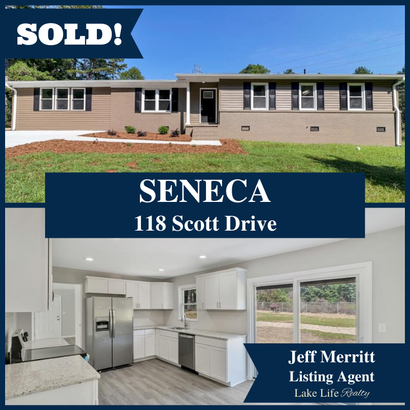 LakeLifeRealty's tweet photo. Congrats to the seller of this beautiful home in Seneca and their Realtor, Jeff Merritt!
.
#LakeLifeRealty #RealEstate #Realtor #RealtorLife #Sold #SouthCarolina #Seneca #LakeLife #WelcomeHome #LoveWhereYouLive https://t.co/5WyYMUP564