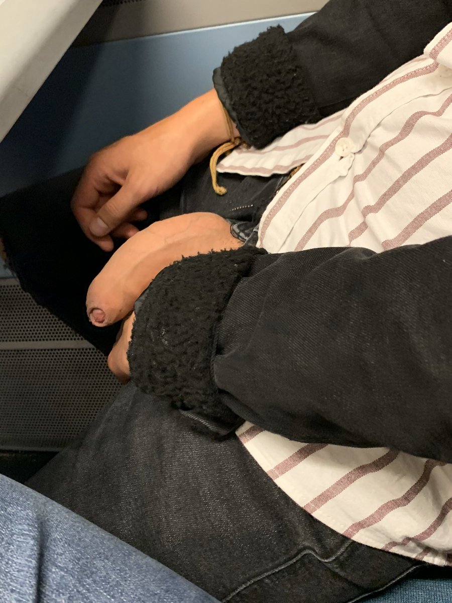 Flopping it out on a busy train #cockout #publicnudity #traincock #dickslip