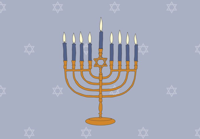 uconnaxo's tweet photo. It’s lit! Happy Chanukah to all who celebrate! Wishing you and yours lots of light this holiday https://t.co/d9lKW424Oj