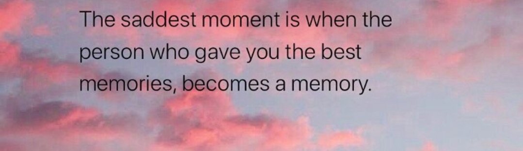DhruvilBhatt10's tweet image. The Saddest moment is when the person who gave you the best memories , becomes a memory 💔😔
#relatablethoughts #RetweeetPlease