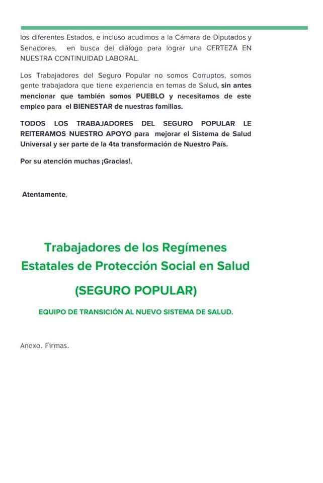 equipo_nuevo's tweet photo. No se olvide del documento que le entregamos @lopezobrador_ nosotros no estamos en contra del INSABI, solo buscas ser considerados #SeguroPopular #REPSS #ETNSS @SSalud_mx #PedroFlores @Juanferrer62 @mario_delgado @SEGOB_mx https://t.co/SdaaX0EdWE