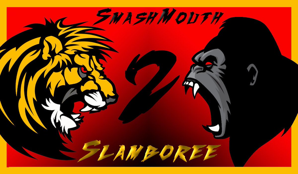 SmashMouthWWT's tweet photo. War will be waged.... The official logo for SmashMouth #Slamboree2!!!! 🔥 Releases Dec 31st!!! #BiggerBadderBolder #WrestleWithThis https://t.co/cBMHz82sa3