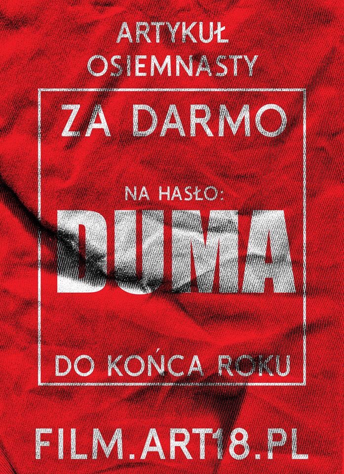artykul18's tweet photo. Do końca roku film za darmo :) dokształcić siebie i swoich bliskich o prawach LGBT :) na https://t.co/yrORP39D0z https://t.co/eD684tRUX7