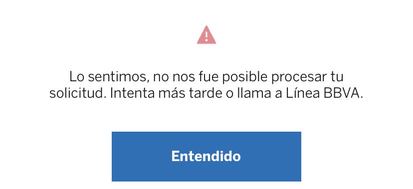 sistemas_tk's tweet photo. @BBVARe_mx no se puede accesar desde el fin de semana ayuda por favor.. https://t.co/3EUyrmxDdn
