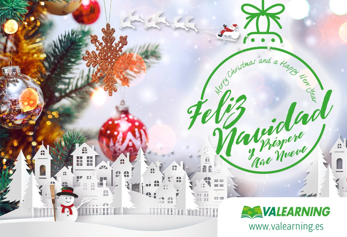 valearning's tweet photo. Os deseamos a tod@s una Feliz Navidad y un mejor año 2020.
#IrlandaInglés https://t.co/9pT3ALjpgi