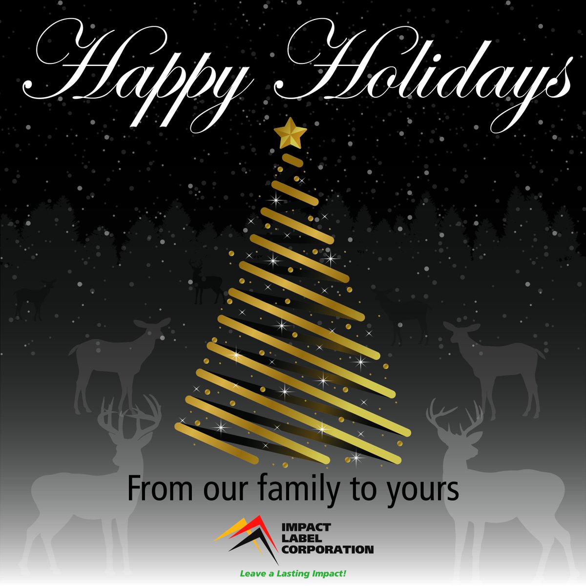 Wishing you and yours a safe and happy holiday season!

As a reminder, we will be closed Tuesday, Dec. 24 &amp; Wednesday, Dec. 25, reopening Thursday, Dec. 26 at 8:00am.