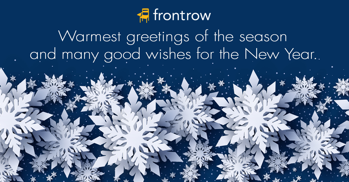 GoFrontRowUK's tweet photo. FrontRow wish you a great holiday season! https://t.co/UcefPbap9Z